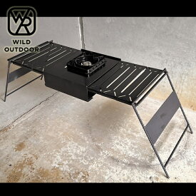 ★WILD OUTDOOR★ワイルドアウトドア★タフまるJr.アイアンテーブルver.アイアンマン★タフまるジュニアアイアンテーブル★ブラックギア★ガレージブランド★タフ丸Jr.テーブル★タフまるJr.インストール★パーフェクトミニグリルテーブル★送料無料★NEW★