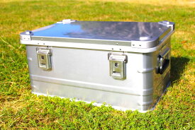 GENERIC OUTDOOR スタッキング アルミコンテナボックス 50L ガレージ収納箱 コンテナボックス キャンプギア収納箱 トランクボックス aluminum box アウトドアコンテナボックス スタッキングボックス アウトドアギアボックス 道具箱 工具箱 送料無料