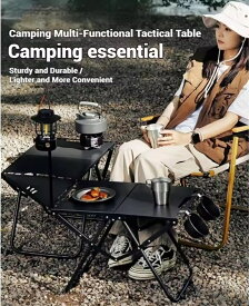 GENERIC OUTDOOR タクティカルIGTテーブル テーブル2点 連結コーナー天板1点 収納ケース付 ブラックギア パウダー塗装 連結テーブル キッチンテーブル ソロキャンプテーブル ソロキャン バタフライテーブル 送料無料