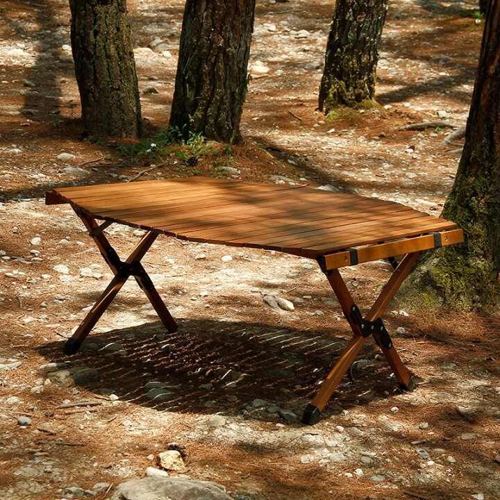楽天市場】☆CHANODUG OUTDOOR☆オクタゴン ウッドロールテーブル  