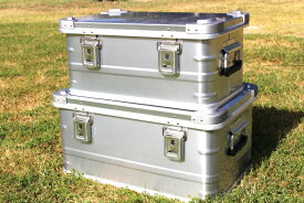 GENERIC OUTDOOR スタッキング アルミコンテナボックス 29L ガレージ収納箱 コンテナボックス キャンプギア収納箱 トランクボックス aluminum box アウトドアコンテナボックス スタッキングボックス アウトドアギアボックス 道具箱 工具箱 送料無料