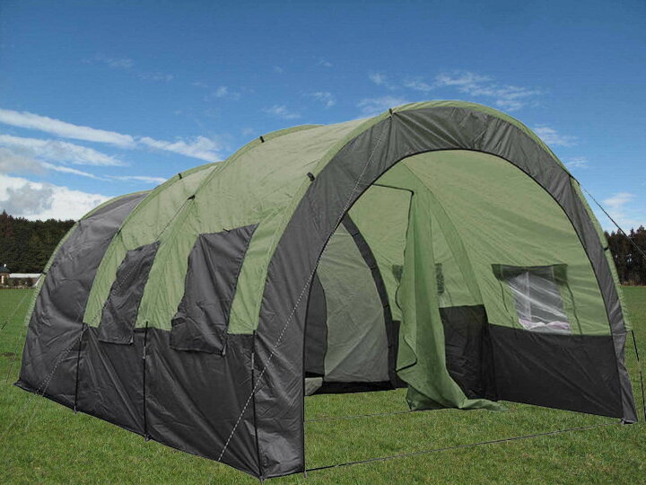 楽天市場】トンネルテント カマボコテント 3ルームテント 大型テント 