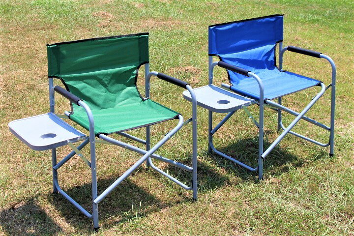 楽天市場 Chanodug Outdoor ディレクターチェア サイドテーブル ドリンクホルダー付き 折り畳み椅子 キャンプチェア アウトドアチェア 釣りチェア 送料無料 ドミノサーフアンドキャンプ