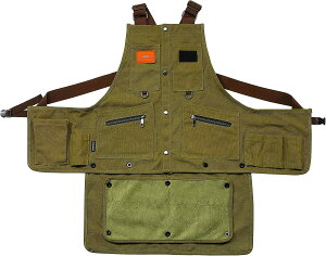 NEW CAMPING MOON キャンピングムーン 焚き火 エプロン Q1 焚き火 ワークエプロン キャンプクッキング アウトドアクッキング アウトドアキッチンウエアー