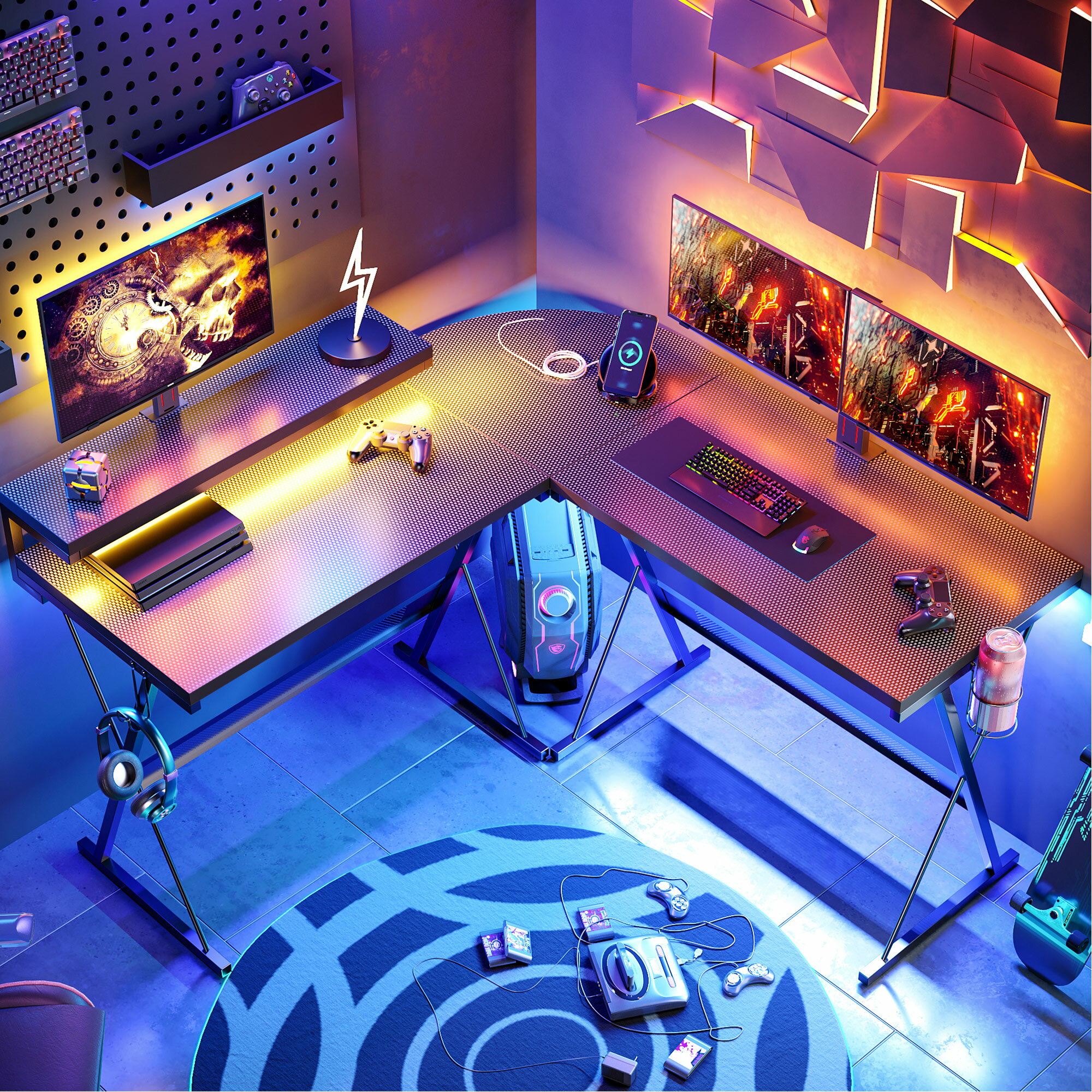 テレワークやゲームタイムに!ゲーミングデスクのおすすめを教えて!