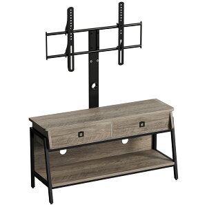 \翌日発送!/テレビスタンド テレビ台 幅110cm テレビ台 木製 引き出し収納 壁寄せテレビスタンド 壁寄 TVスタンド 木製 tvスタンド テレビ台 移動式 tv台 省スペース ブラウン/ライトグレー/