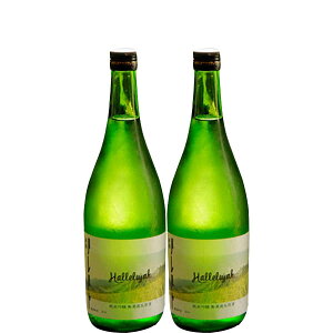 ハレルヤ 純米吟醸 無濾過生原720ml×2本【浪乃音 酒造醸造 滋賀県産 日本酒 辛口 スペイン レアル ピピの実家 サッカー 】【送料無料】【当店おすすめ】