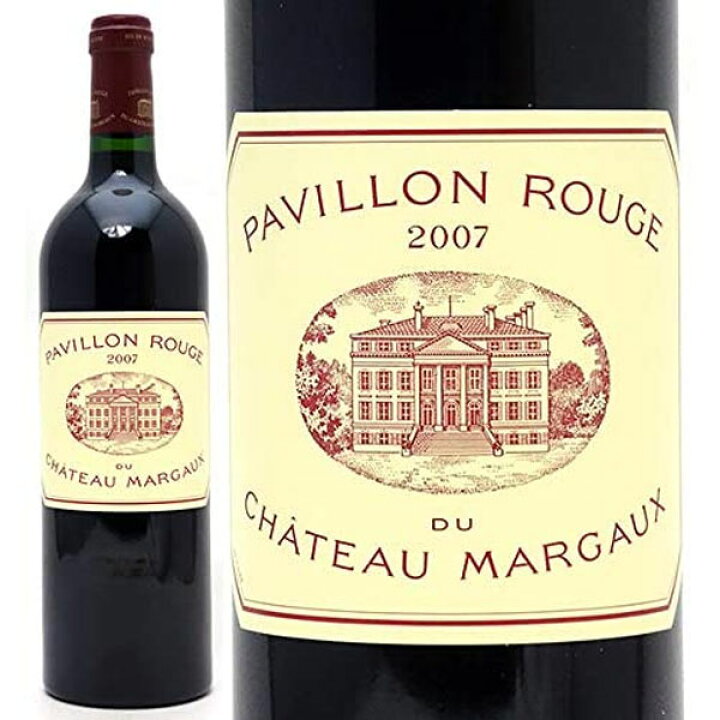 楽天市場】○パヴィヨン ルージュ デュ シャトー マルゴー 2007 375ml 