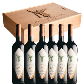［送料無料］モンテス・アルファ エム チリ 赤ワイン 750ml × 6本 木箱 セット｜プレミアムワイン