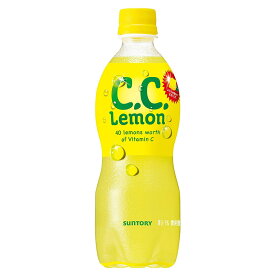 サントリー C．C．レモン ペット 500ml×24本［ CCレモン ペットボトル ビタミン補給 炭酸飲料］
