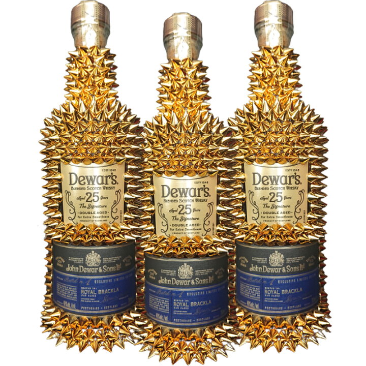 楽天市場】デュワーズ 25年 デコレーションボトル 750ml×3本 