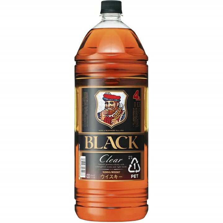 楽天市場】ブラックニッカ クリア ウイスキー 4L ペットボトル 4000ml 