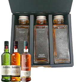 CHOTTO BAR グレン フィディック 飲み比べ ギフト セット 100ml ×3本セット[ウィスキーセット 12Y 15Y 18Y 敬老の日 父の日 バレンタイン 贈り物 プレゼント に最適 量り売り]【送料無料】