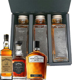 ジャックダニエルを極める3本 グレード体験 100ml×3本 CHOTTO BAR ｜バーボン飲み比べ［スタンダード シングルバレル ゴールド（ジェントルマンジャック）］【送料無料】