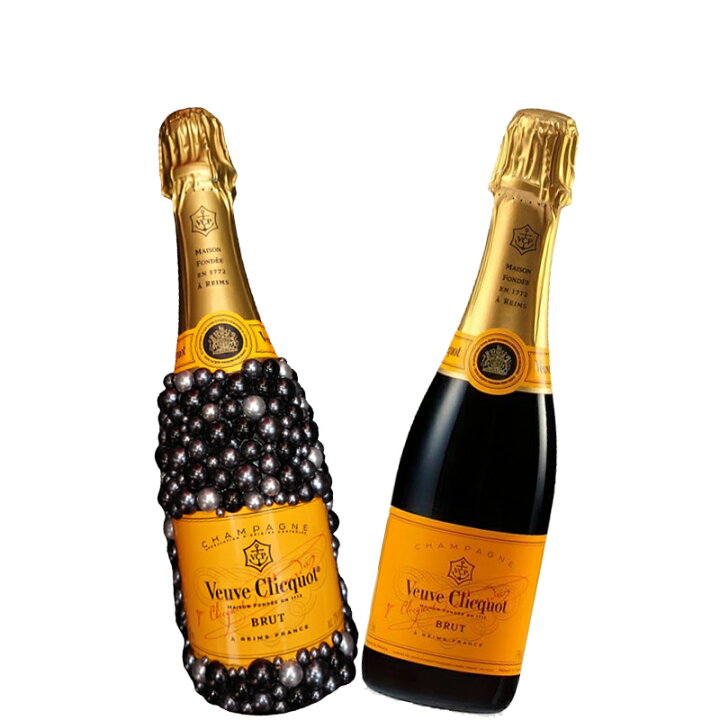 ヴーヴクリコ シャンパン イエロー 375ml 5本セット｜ワイン