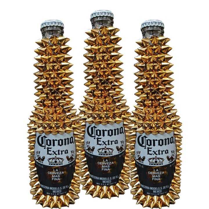 楽天市場】コロナ エキストラ デコレーションボトル 330ml 瓶 ×3本 