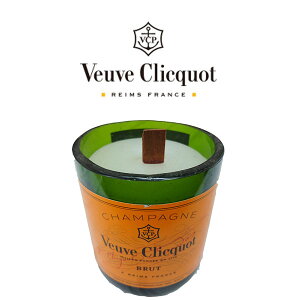 【送料無料】ヴーヴクリコブリュット750ml+シャンパンボトルキャンドルセット【数量限定フランスシャンパーニュギフトセレブモエキャンドル】