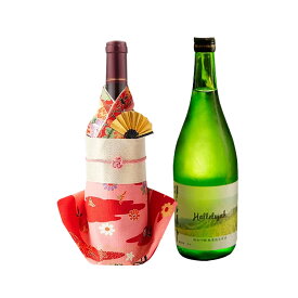着物 ボトルカバー 濃姫（のうひめ）+ ハレルヤ 純米吟醸 720ml瓶【お土産/着物/和/和風/ボトルウェア/ ワイン/焼酎/おみやげ/海外/COOL JAPAN/おみやげコンテスト】Kimono wine bottle cover プレミアムライン【送料無料】