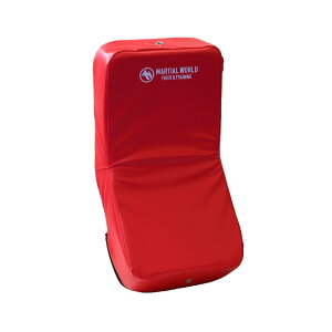 【マーシャルワールド】プロ仕様ビッグミットスリム・赤(BM57-RD)キック練習 軽量ミット ポイント練習 コンパクトミット マース素材 ジュニア用 ミット打ち 狙い練習 フォーム矯正