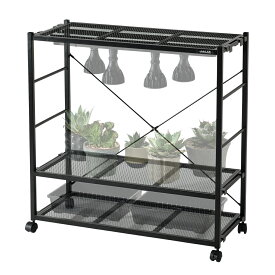ビザールプランツラック　LPR-800-BK　ブラック　BIBILAB　アガベ　パキポディウム 　ラック　植物棚