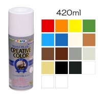 スプレー塗料 アサヒペン クリエイティブカラースプレー 420ml マット ツヤ消し グロス ツヤあり 日光や…