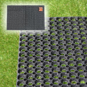 有孔ラバーマットS RM-1050 S ゴムマット 約100cmx150cmx1.6cm 厚み16mm 屋外 駐車場 雪道 通路 庭 滑り止め アサヒペン