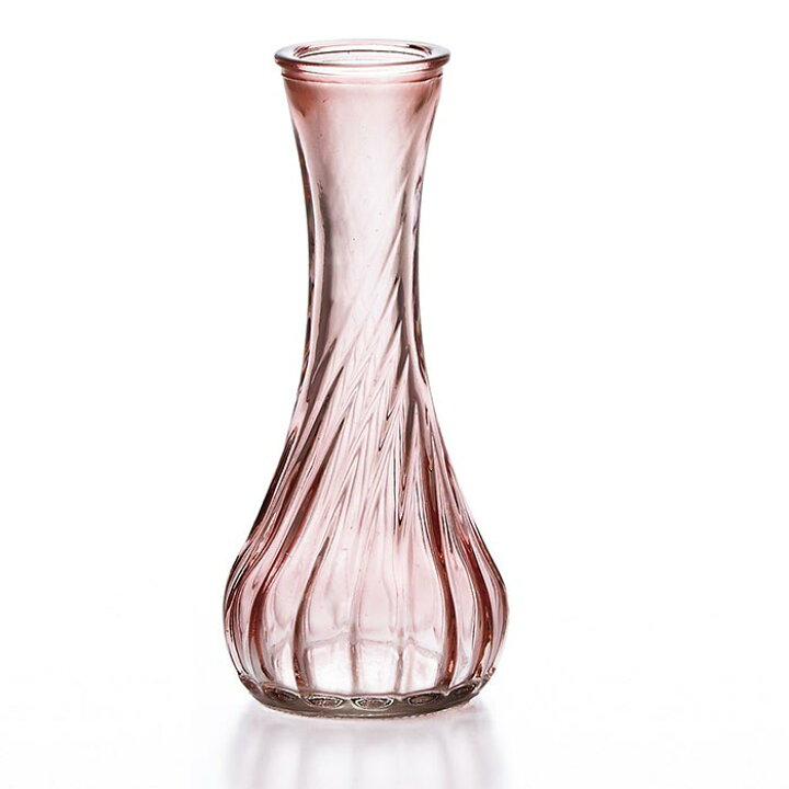 ガラス一輪挿し ジョリベース HT6951ピンク 花瓶 フラワーベース エイチ・ツー・オー : ドンドンマーケット