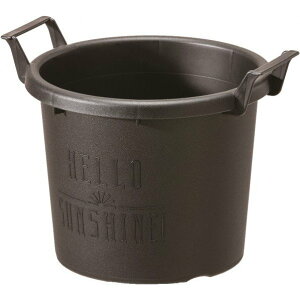 グロウコンテナ18型ブラック大和プラスチックガーデニング用品、家庭菜園、園芸用品植木鉢プランター