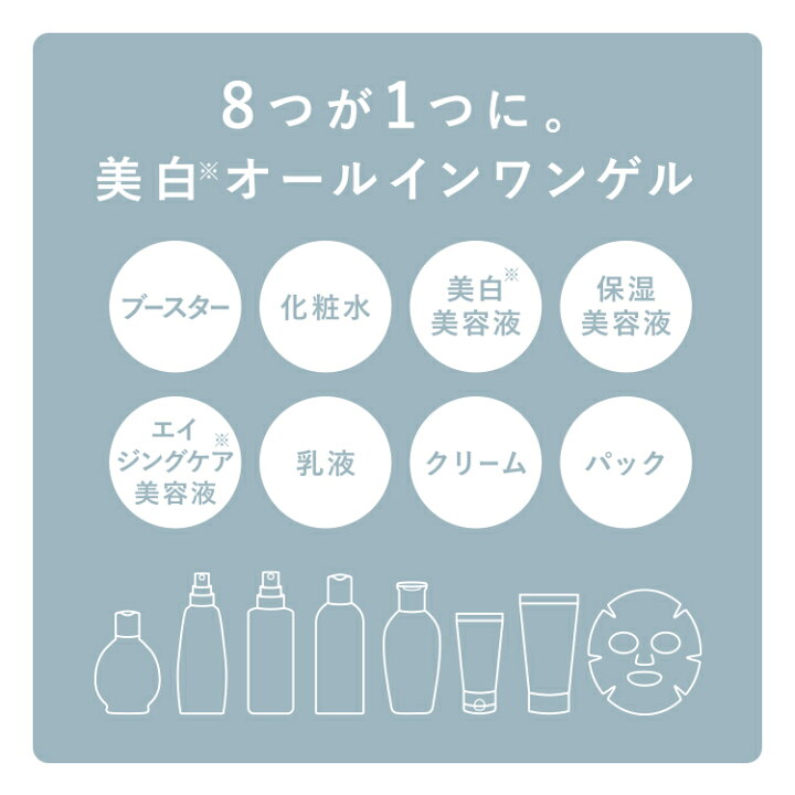 楽天市場 オールインワンゲル And Deco 30代のお肌の悩みを解決する 美白オールインワンゲル コラーゲン ヒアルロン酸 アルコールフリー 水溶性プラセンタ配合 美容 保湿 クリーム 乾燥肌 しみ 小じわ ハリ モダンデコ