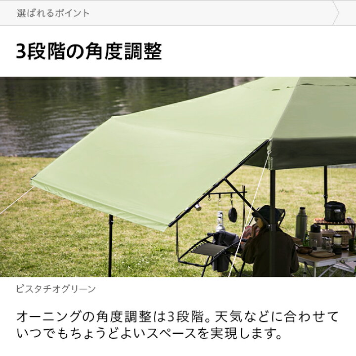 楽天市場】[WエントリーでP15倍] タープテント 2.5m オーニング 
