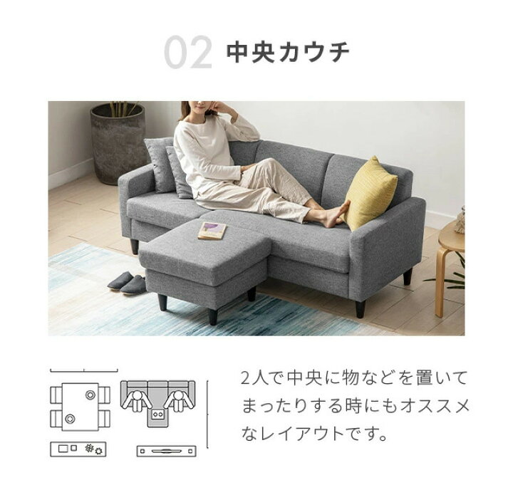 楽天市場】[エントリーで19日から最大P15倍] ソファー 3人掛け ソファ 