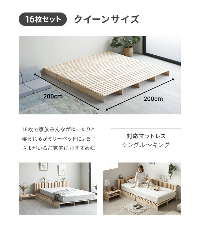 楽天市場】[クーポンで6%OFF] ベッド すのこ パレット パレットベッド 