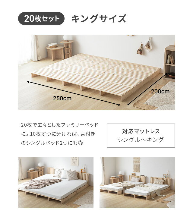 楽天市場】[クーポンで6%OFF] ベッド すのこ パレット パレットベッド 