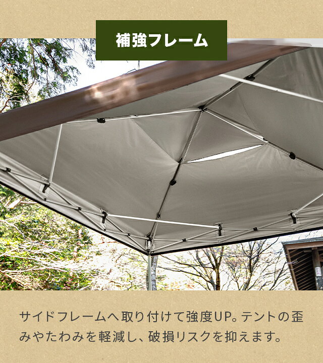 楽天市場 もれなくp5倍 本日12 00 23 59 3ヶ月保証 タープテント 2 5m ワンタッチタープテント 簡単 大型 軽量 日よけ 日除け Uvカット 防水 おしゃれ アウトドア レジャー キャンプ バーベキュー イベント用 運動会 花見 And Deco アンドデコ ソロキャンプ