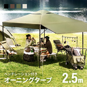 【もれなくP5倍★本日12:00〜23:59】 タープテント 2.5m オーニング オーニングタイプ 送料無料 シルバーコーティング ワンタッチタープテント 簡単 大型 軽量 日よけ 日除け UVカット 防水 おしゃれ アウトドア レジャー キャンプ バーベキュー イベント用 運動会 花見