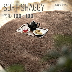 【シリーズ累計26万枚突破】 ラグ 円形ラグ 送料無料 シャギーラグ 北欧 rug 100×100 円形 マイクロファイバーシャギー Z4糸 ラグマット シャギーラグ 滑り止め カーペット 洗える 楕円 冬用 夏用 韓国インテリア