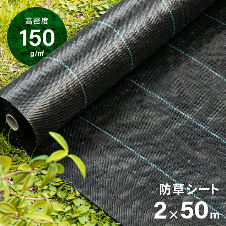 楽天市場 防草シート ピン 幅2m 50m 雑草防止 除草シート 防草 シート ガーデニング 草よけシート 人工芝 ウッドタイルの下に 雑草対策 雑草シート 雑草抑制 生えない 砂利 透水 日光遮断 モダンデコ