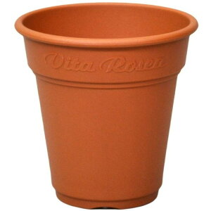 ロゼアポット180型ブラウンアップルウェアーローズガーデンバラ植木鉢