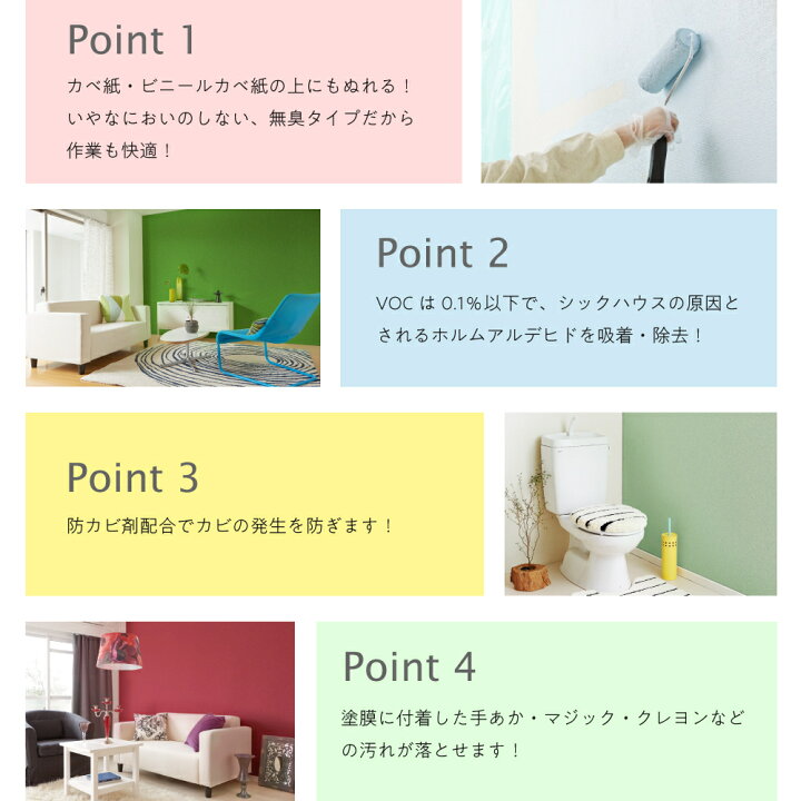 楽天市場】水性塗料・ペンキアサヒペンNEW水性インテリアカラー屋内 