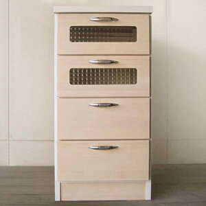 4段 チェスト ホワイト クロスガラス 日本製 完成品 幅39cm 奥行40cm 高さ79cm タンス スリム ローチェスト リビングチェスト サイドチェスト 木製 シンプル/カントリー/ナチュラル/北欧 おしゃ