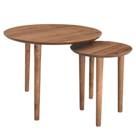 ラウンドネストテーブル テーブル リビングテーブル ラウンドネスト ウッド ノルディックデザイン ローテーブル ネストテーブル サイドテーブル つくえ 机 北欧 ナチュラル カフェ