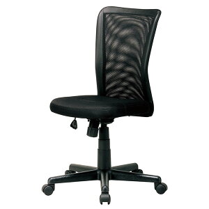 オフィスチェアー オフィス メッシュ チェア チェアー ミドルバック 肘無し ブラック 椅子 メッシュバック イス いす 1脚販売 ミーティングチェア 学習机用椅子 イス 書斎用 スタイリッシュ