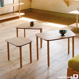 ネストテーブル S/M/Lの3サイズセット サイドテーブル リビングテーブル センターテーブル テーブル 入れ子式 3点セット 竹集成材 上質インテリア センターテーブル 木製 ウッド 日本製