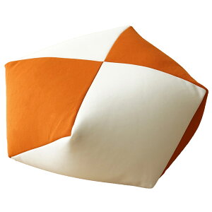 ビーズクッション 座布団 おじゃみ 六角形 アイボリー/ベージュ/ブラウン/ネイビー/オレンジ/グリーン 寄りかかり 背もたれ 腰当て お昼寝枕 お昼寝ピロー 在宅/デスクワーク/オフィス/車 和