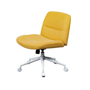 オフィスチェア ワイドチェア イエロー/グレー/アイボリー ロッキング機能 昇降機能 可愛い ポップ スタイリッシュ モダン シンプル 北欧 インテリア 家具 おしゃれ オフィス家具 オフィス
