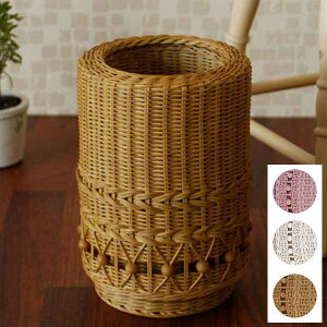 バスケット (HN/PK/WH) チリ箱 ゴミ箱 ダストボックス カゴ かご ナチュラル ピンク ホワイト 白 ガーリー ロマンティック インテリア 家具 北欧 シンプル かわいい 可愛い 北欧 シンプル
