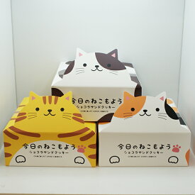 今日のねこもよう8個入×3種類（信州長野のお土産 お菓子 洋菓子 チョコレート のお菓子 ショコラクッキー おみやげ お取り寄せ スイーツ 長野県 長野土産 かわいいお菓子）