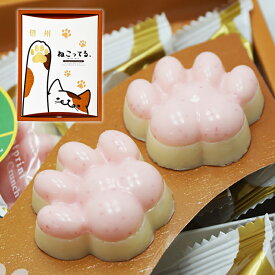 ねこってる8個入（信州長野のお土産 お菓子 洋菓子 チョコレート菓子 クッキー おみやげ お取り寄せ スイーツ 長野県 長野土産 猫 お菓子 かわいいお菓子）