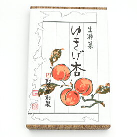 ゆきげ杏箱（2個入）（信州長野のお土産 お菓子 和菓子 杏菓子 あんず 土産 おみやげ 長野県 銘菓 長野土産 長野お土産 通販 利久堂）