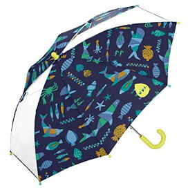 【200円クーポン】 Wpc. ワールドパーティー 雨傘 KIDS UMBRELLA 50 うみのいきもの 50cm キッズ 子供用 長傘 WKN0350-281-205 ＜ワールドパーティー ラッピング不可 母の日 プレゼント 入園 入学 入園入学 入園祝い 入学祝い 子供 雨具 かわいい おしゃれ お返し＞